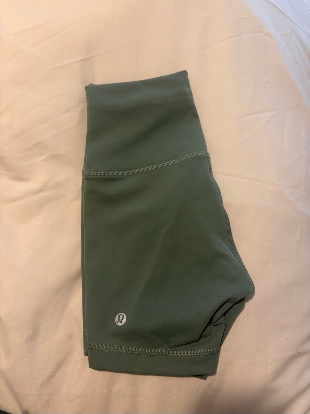 lululemon athletica Olive Green Bike Shorts